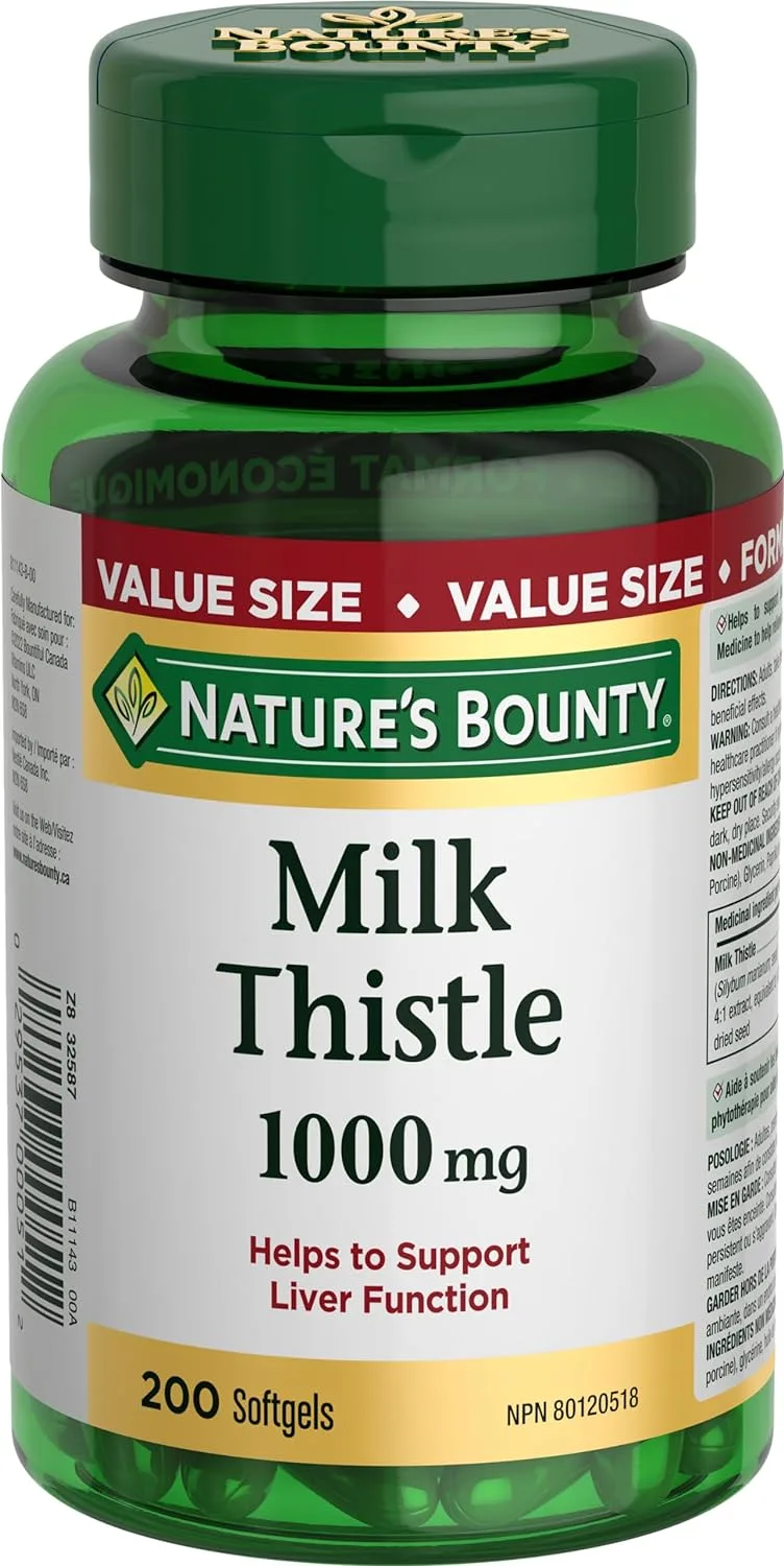 Nature S Bounty Milk Thistle Pills Review Supplefacts